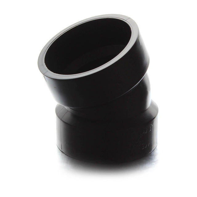 ABS 22½° Elbow 3" Slip