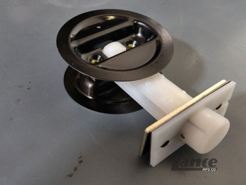 Lance Pocket Door Lock Black