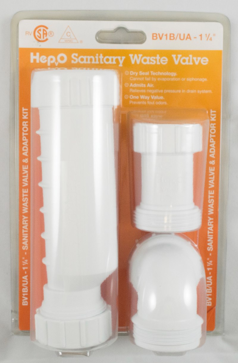 HepvO Waterless Trap 1¼"